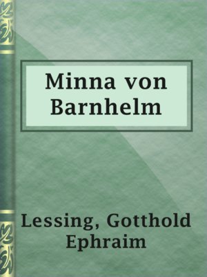 cover image of Minna von Barnhelm